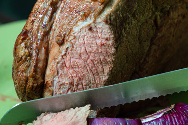 istock Roast Beef. English style roast dinner. Christmas dinner. 1358163076
