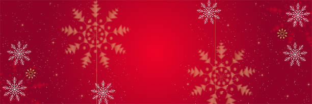 istock Seamless snowflake border, festive decoration isolated on white background, Merry Christmas design for greeting card or postcard. Vector illustration, xmas snow flake header or banner 1358171500