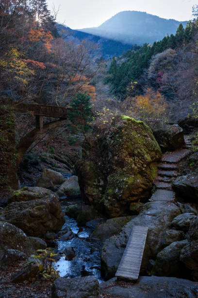 istock Hinohara Village, a valley in Tokyo. 1358180840