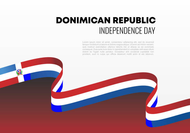 Dominican independence day background banner poster for national celebration on February 27 th. Dominican independence day background banner poster for national celebration on February 27 th. публічна кадастрова карта криму stock illustrations