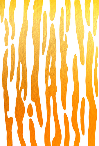 A tiger pattern postcard template that can be used as a background or wallpaper.