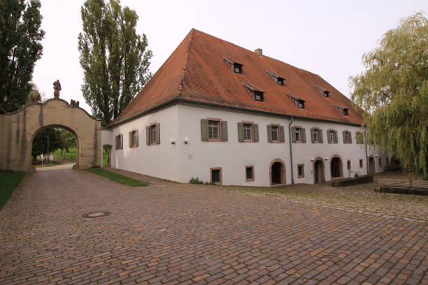 istock Grey Autumn Day in Kirchberg Abbey in the Black Forest 1358198717