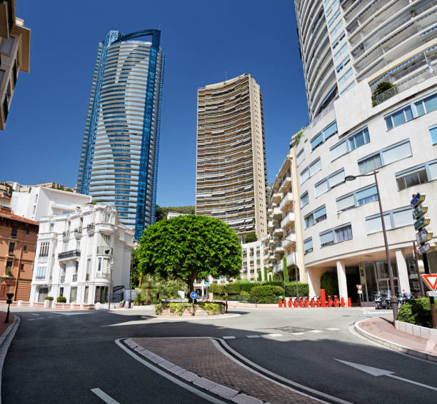 Luxury skyscrapers of Monaco, Cote d'Azur or the French Riviera