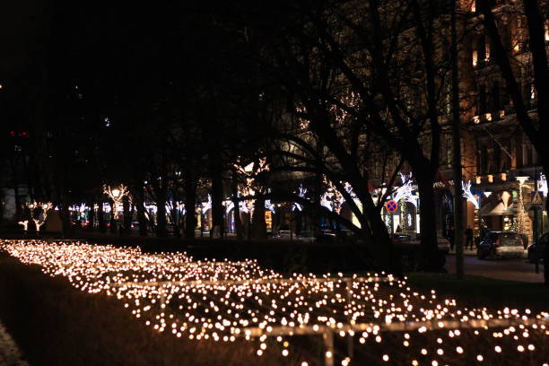 istock Park at Christmas like a magic place 1358205572