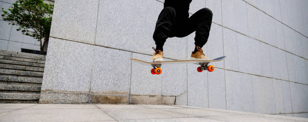 istock Skateboarder skateboarding outdoors in city 1358213234