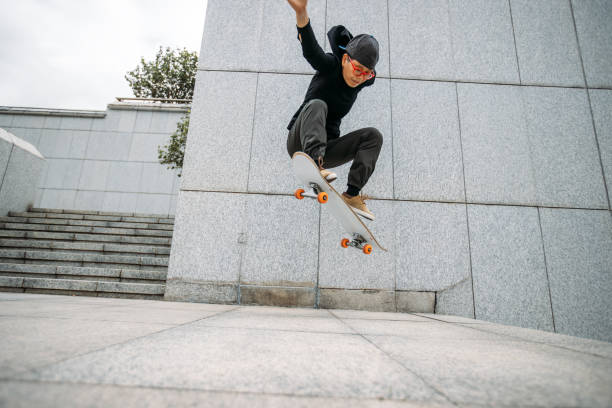 istock Skateboarder skateboarding outdoors in city 1358213244