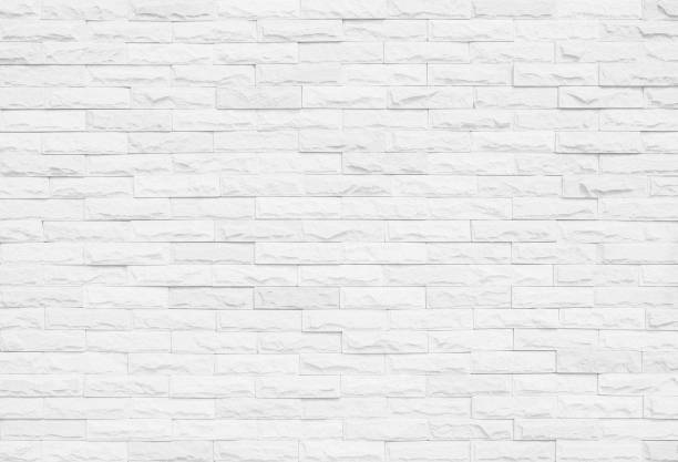 istock White grunge brick wall texture background for stone tile block painted in grey light color wallpaper modern interior and exterior and room backdrop design 1358216666