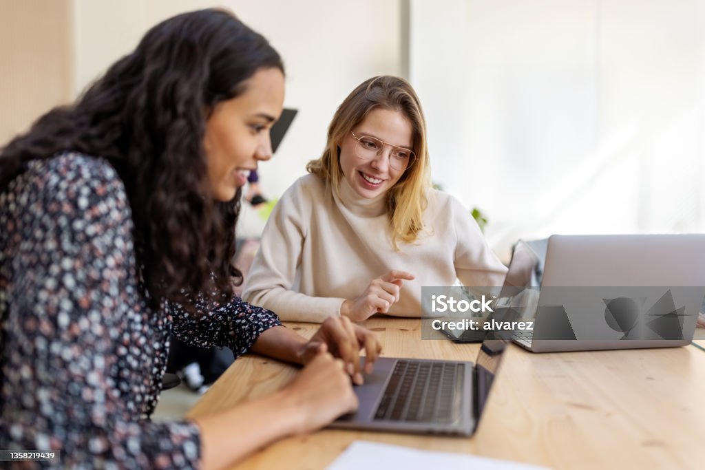 Work Computer Start Computer Programmers Working Together At A Startup Office Stock Photo ...