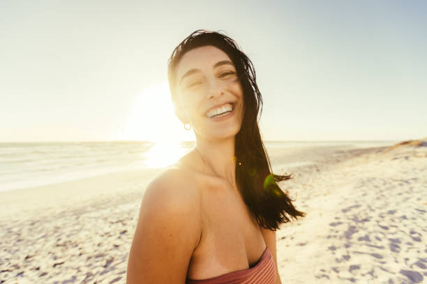 istock Enjoying the beach by myself 1358222742
