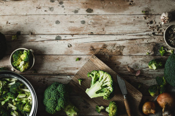 istock Broccoli and ingredients to prepare a soup 1358239172