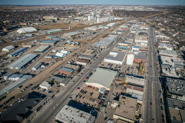 istock Aerial Drone view of Downtown Saskatoon 1358241372