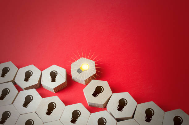 istock Luminous bulb idea breaks out free. Breakthrough ideas. Innovation, fresh look. Revolutionary technology. Business unicorn. New paradigm. Successful uncommon solution to a problem. Breaking new ground 1358242828