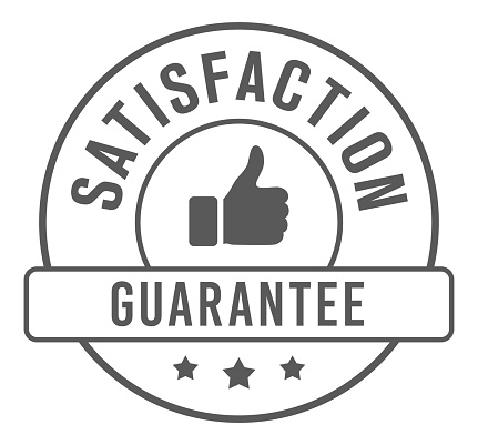 SATISFACTION GUARANTEED badge will help the customer to understand that this product is well made and it will definitely meet their high expectation of usage.