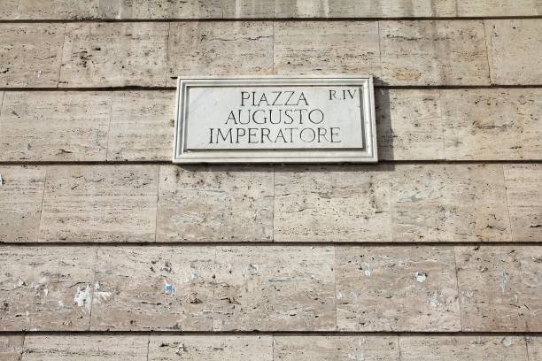 istock Rome detail - Piazza Augusto Imperatore 1358251990