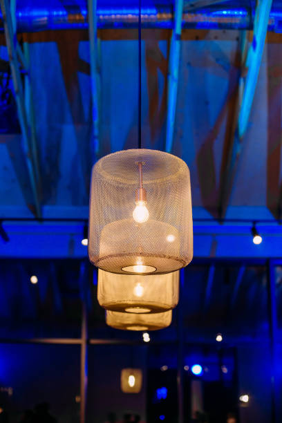 istock row light fixture chandelier center pendant style 1358253765