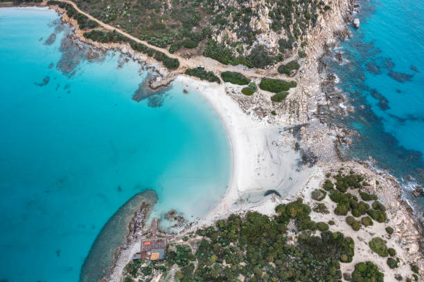 istock Drone view of idyllic beach 1358253801
