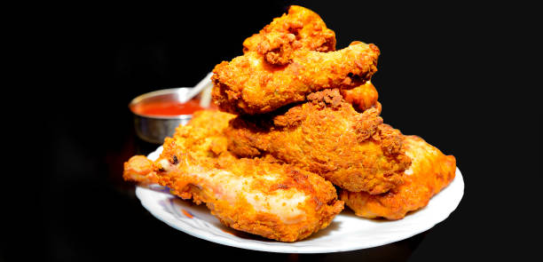 Crispy Fried Chicken stock photo