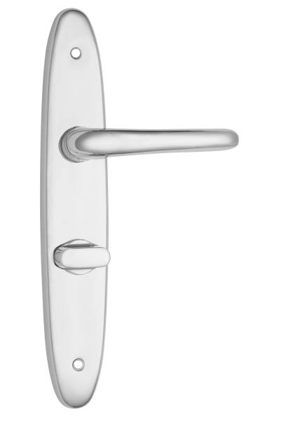 istock Metal door handle , Silver steel door handle 1358255123