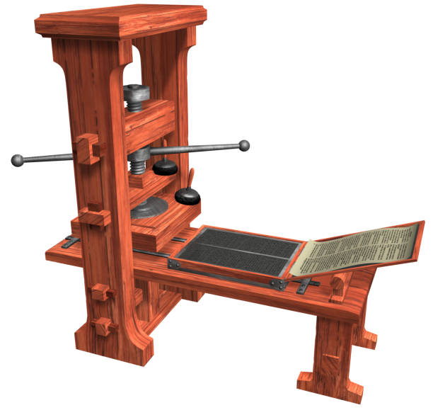 istock Johannes Gutenberg's Printing Press 1358264062