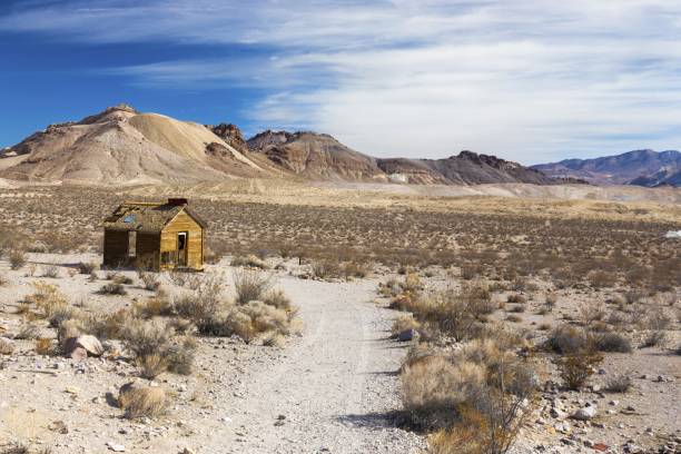 istock Old Cabin Ruin in Nevada Deert 1358300830