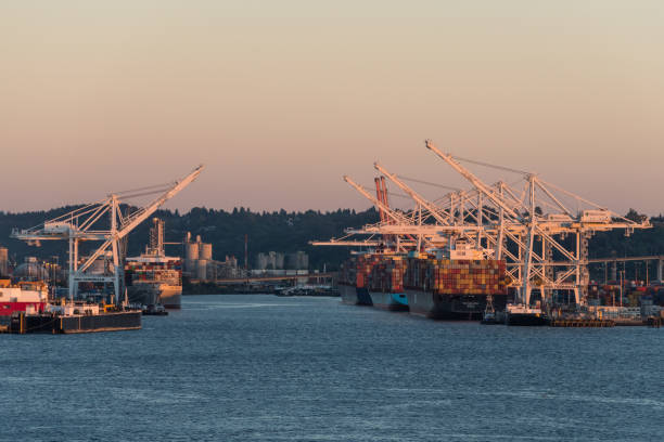 Seattle  Ports stock photo