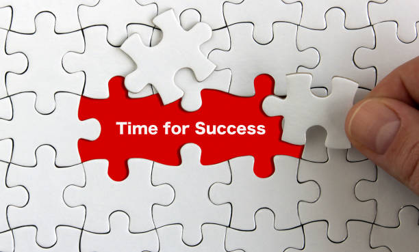 istock Time For Success, Jigsaw puzzle concept. 1358319570