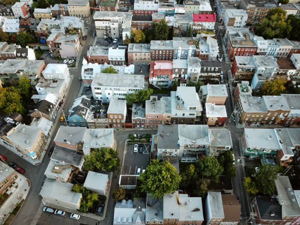 istock Aerial View of Quebec, Canada 1358335079