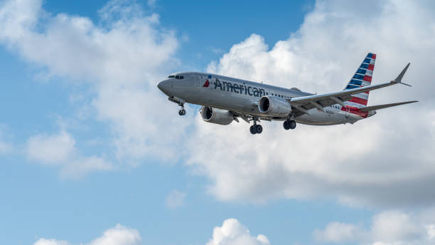 Divine American Airlines stock photo