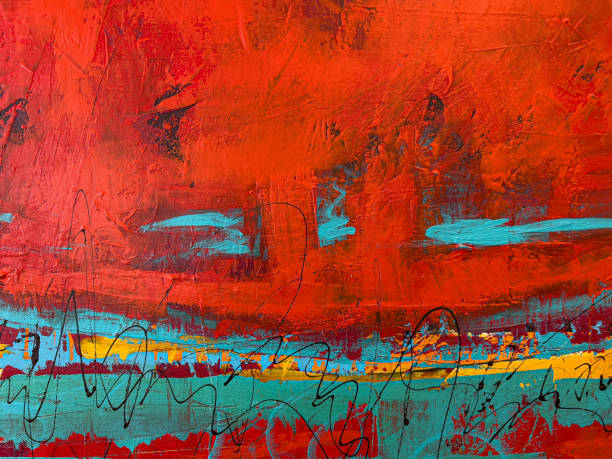 istock Abstract Acrylic Painting Textured Background 1358354306