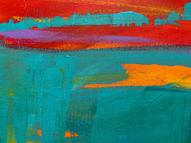 istock Abstract Acrylic Painting Textured Background 1358354485