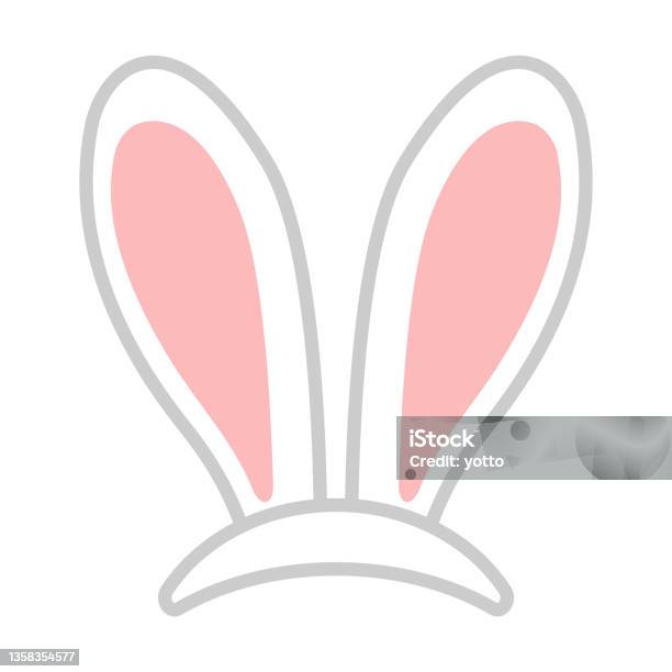 Rabbit Ears Isolated Vector Illustration Stock Illustration - Download ...