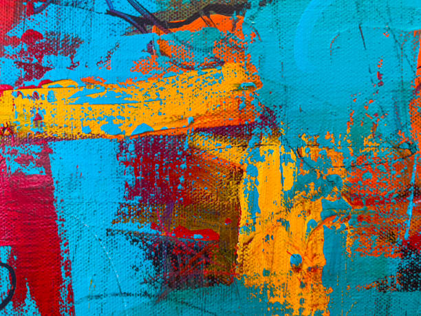 istock Abstract Acrylic Painting Textured Background 1358354631