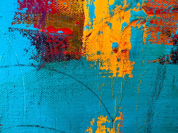 istock Abstract Acrylic Painting Textured Background 1358354644