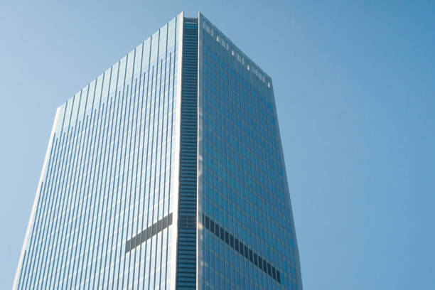 istock The top of Modern Simple minimalist office building 1358357142
