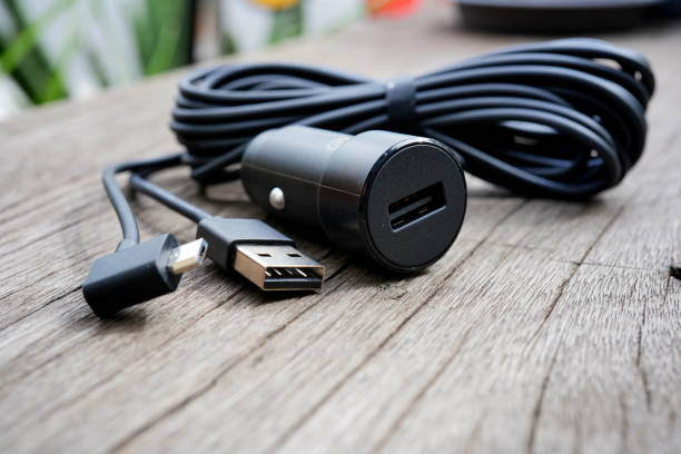 istock Car Mobile Phone Charger Adapter 1358357145
