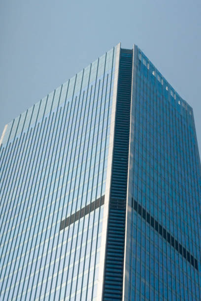 istock The top of Modern Simple minimalist office building 1358357177