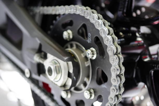 istock Chain of the motorcycle 1358361315