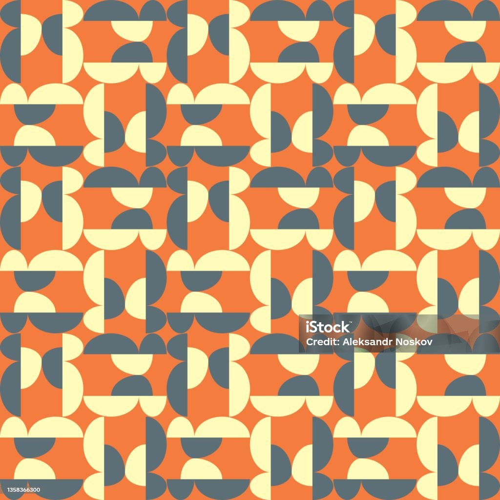 Abstract Pattern Rounded Rounded Abstract Seamless Pattern Accent For Any Surfaces Stock ...