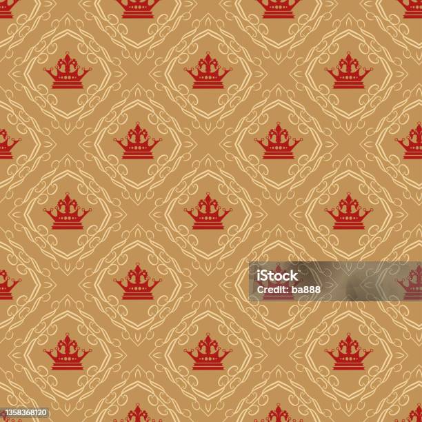 Royal Modern Pattern Background Royal Background Pattern With Decorative Elements On A Gold Background ...