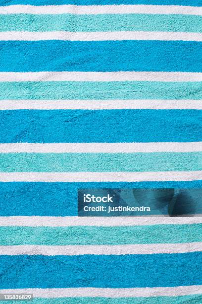 Beach Towel Background Stock Photo - Download Image Now - Beach Towel, Textured, Striped