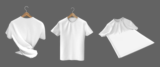 istock men's short-sleeve t-shirt mockup in front view, design presentation for print 1358381365
