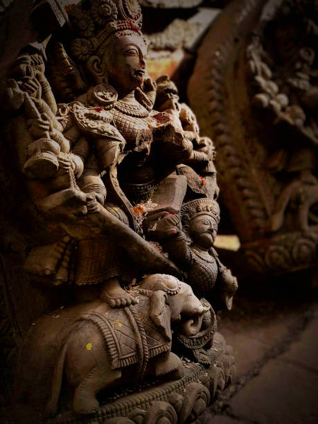 istock Statue of Hindu God on Elephant 1358384733