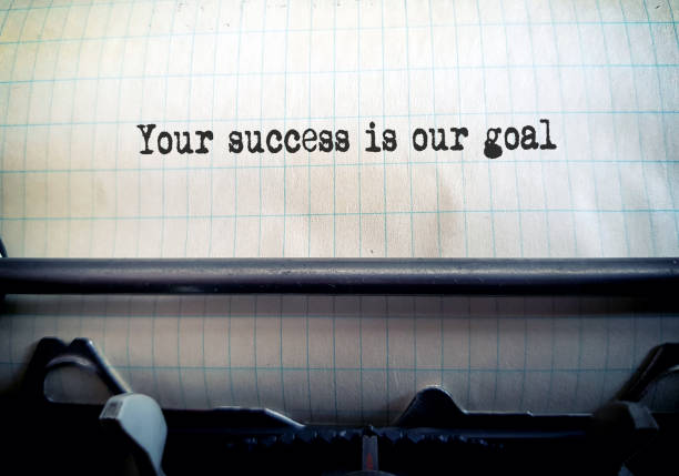 Your success is our goal stock photo
