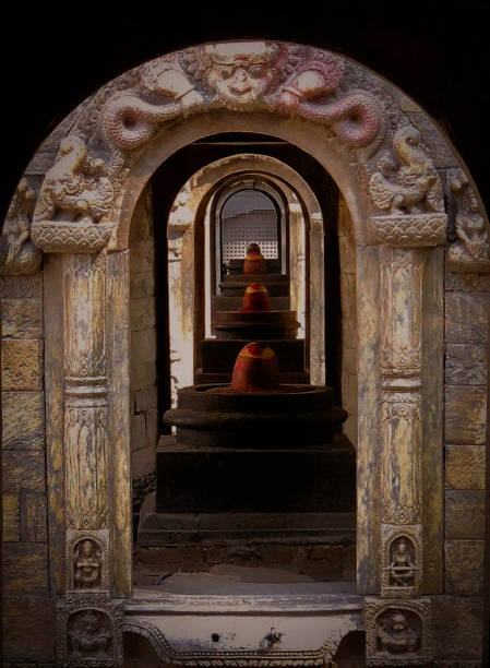 istock A view of multiple Lingams as seen through several successive altars at Pashupatinath Temple 1358391897