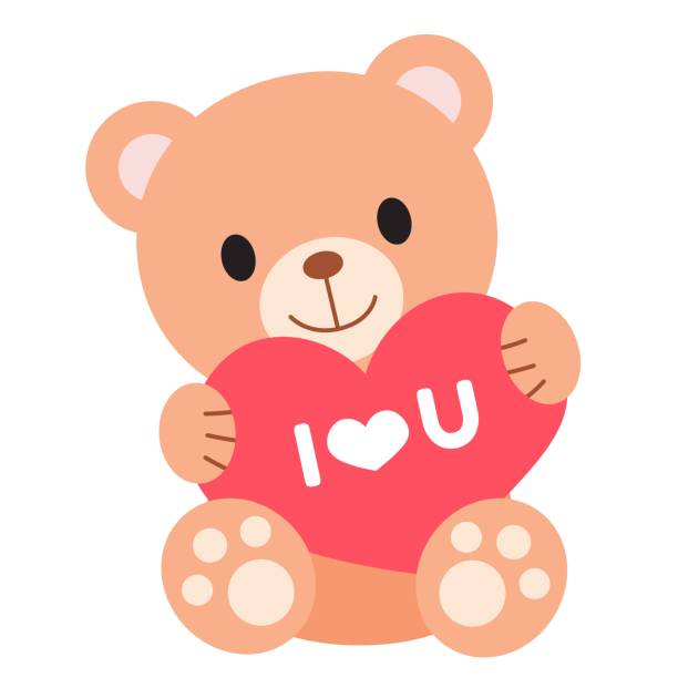 Happy Valentines Day Teddy Bear Clip Art Illustrations, Royalty-Free Vector  Graphics & Clip Art - iStock