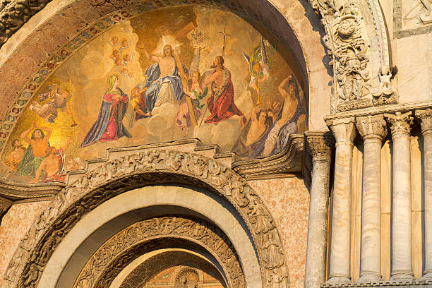 istock Mosaic of the Basilica San Marco 135840319