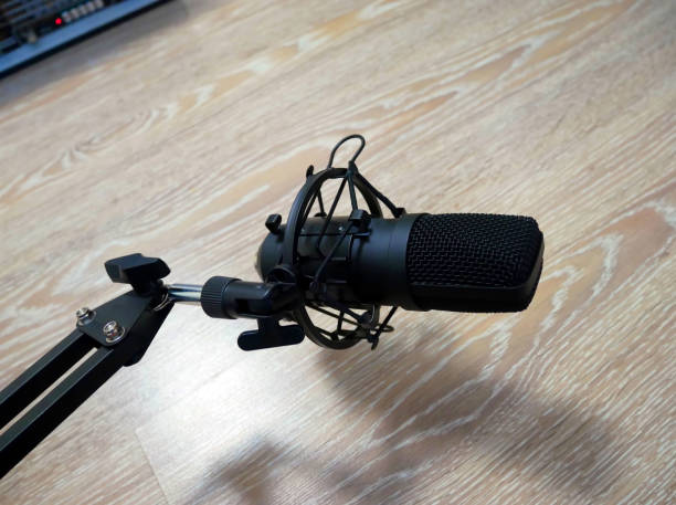 istock Microphone for streaming and bloggers. 1358412168