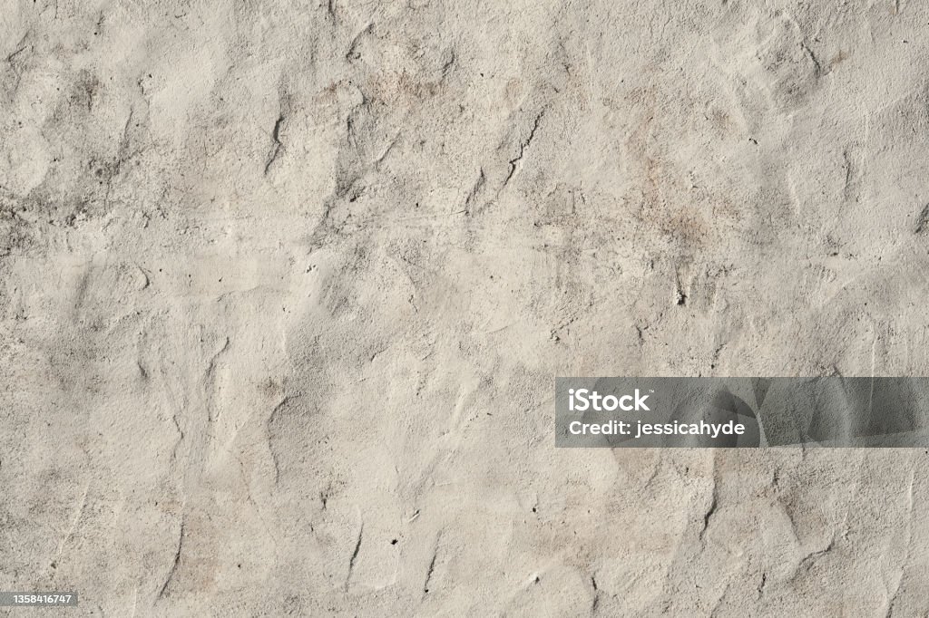 Old white lime wash plaster wall texture Old white painted limewashed plaster wall texture or background Textured Stock Photo