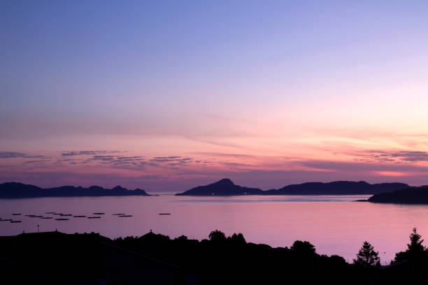 Cies Islands at dusk