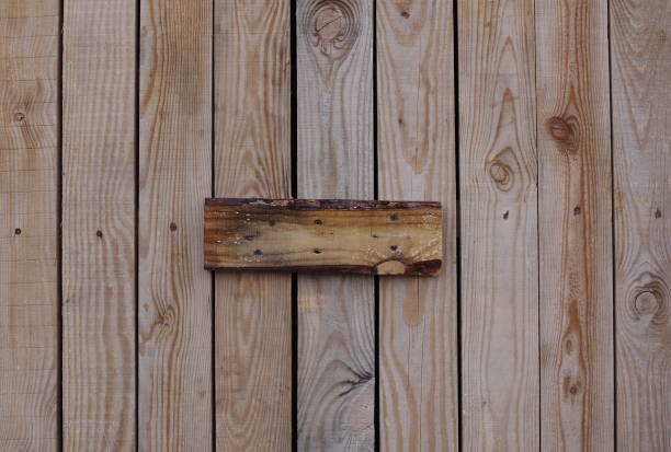 istock Wooden background. Wood texture. Abstract rustic surface. Vertical natural boards 1358438127